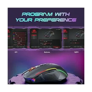 Ratón para juegos mouse inalámbrico Redragon con 8000_5