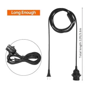 Kit de 6 luces colgantes E26E27 kit de lámpara colgante_2