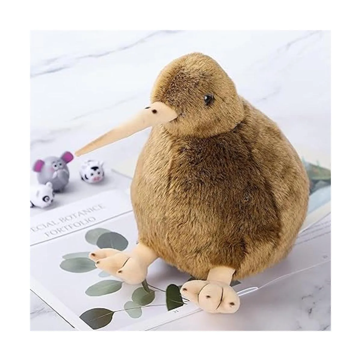 Juguete de peluche de pájaro kiwi muñeco de peluche_5