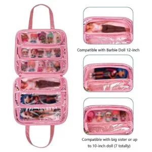 LoDrid Funda de transporte para muñecas compatible con_3