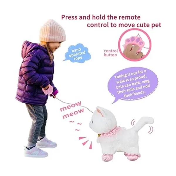 Juguete electrónico interactivo de peluche que camina y_2