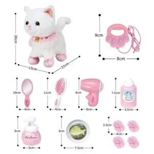 Juguete electrónico interactivo de peluche que camina y_5