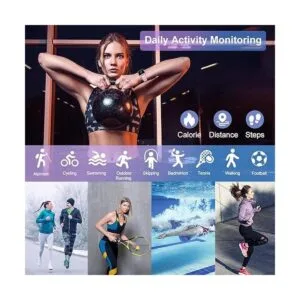 MuGo Reloj inteligente para mujer reloj de fitness con_4