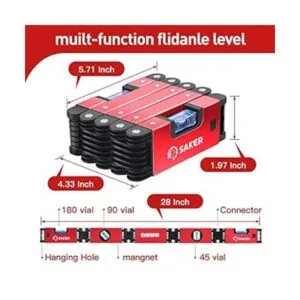 Saker Nivel plegable multifunción herramientas de_2