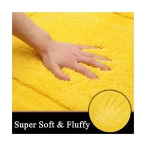 SHACOS Juego de alfombras de baño de 3 piezas ultra suaves_4