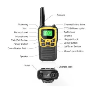 Walkie Talkies con 22 canales FRS walkie talkies MOICO_3