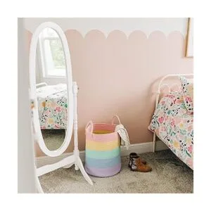 OrganiHaus Cesta arcoíris para decoración de aula pastel_4