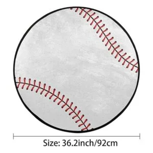 Pardick Alfombra redonda de béisbol de 3 pies para hombre_3