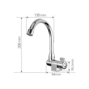 Grifo plegable rotación de 360 grados para caravana_6