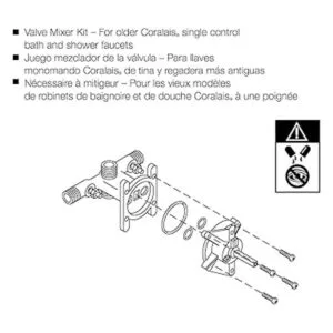 KOHLER Kit de mezclador de válvula GP71969 de pieza original_2