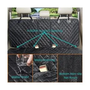 Dog Car Seat Cover for Back Seat Cover for Kids ISOFIX Car_3