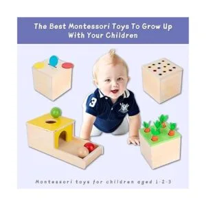 Montessori Box Toys Kit de juego para niños pequeños caja_3
