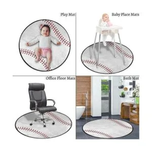 Pardick Alfombra redonda de béisbol de 3 pies para hombre_7