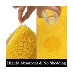 SHACOS Juego de alfombras de baño de 3 piezas ultra suaves_6