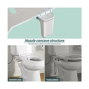 SAMODRA Accesorio para bidé para asiento de inodoro no_5