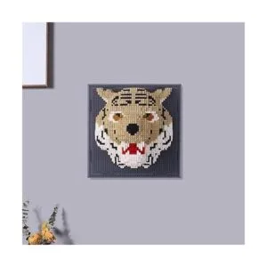 BDYDT Juego de bloques de construcción de tigre artístico;_5