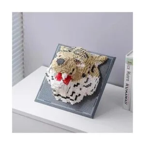 BDYDT Juego de bloques de construcción de tigre artístico;_3