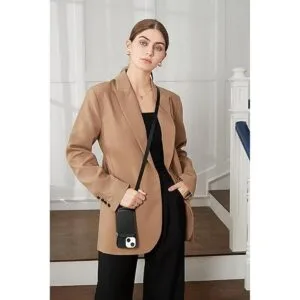 ZVE Funda tipo cartera para iPhone 14 funda con_4