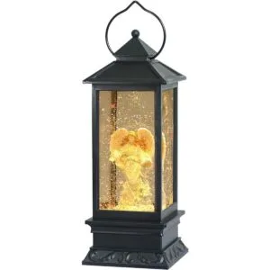 Eldnacele Linterna navideña musical de globo operada_1