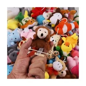 Paquete de 56 mini juguetes de animales de peluche a_2
