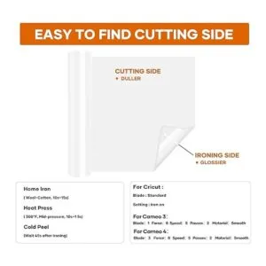 HTVRONT Vinilo de transferencia de calor blanco para_6