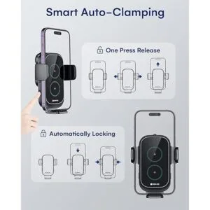 Bobinas dobles Cargador inalámbrico de automóvil_5