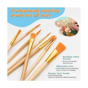 Kit de pintura de 48 piezas con 24 pinturas acrílicas 8_4