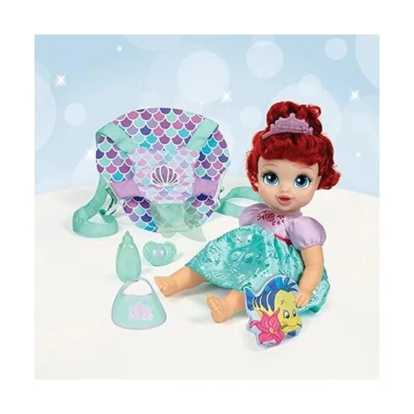Disney Muñeca de la princesa Baby Ariel Baby de lujo con_2