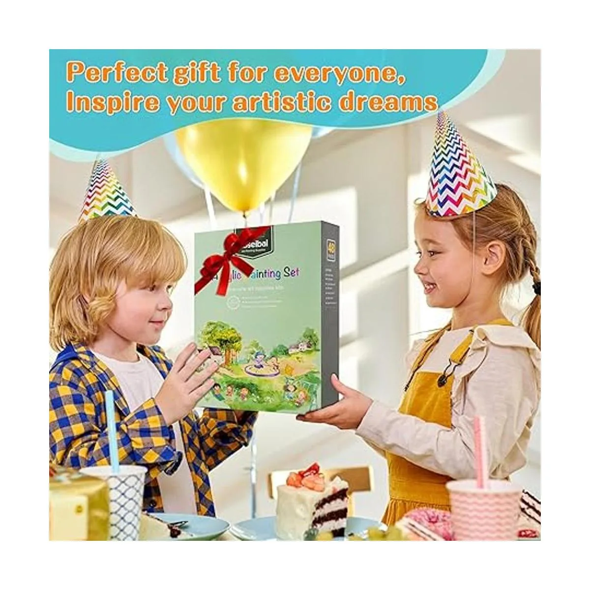 Kit de pintura de 48 piezas con 24 pinturas acrílicas 8_7