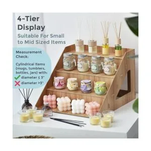 Tapeera Elevador de exhibición de madera al por menor de 4_2