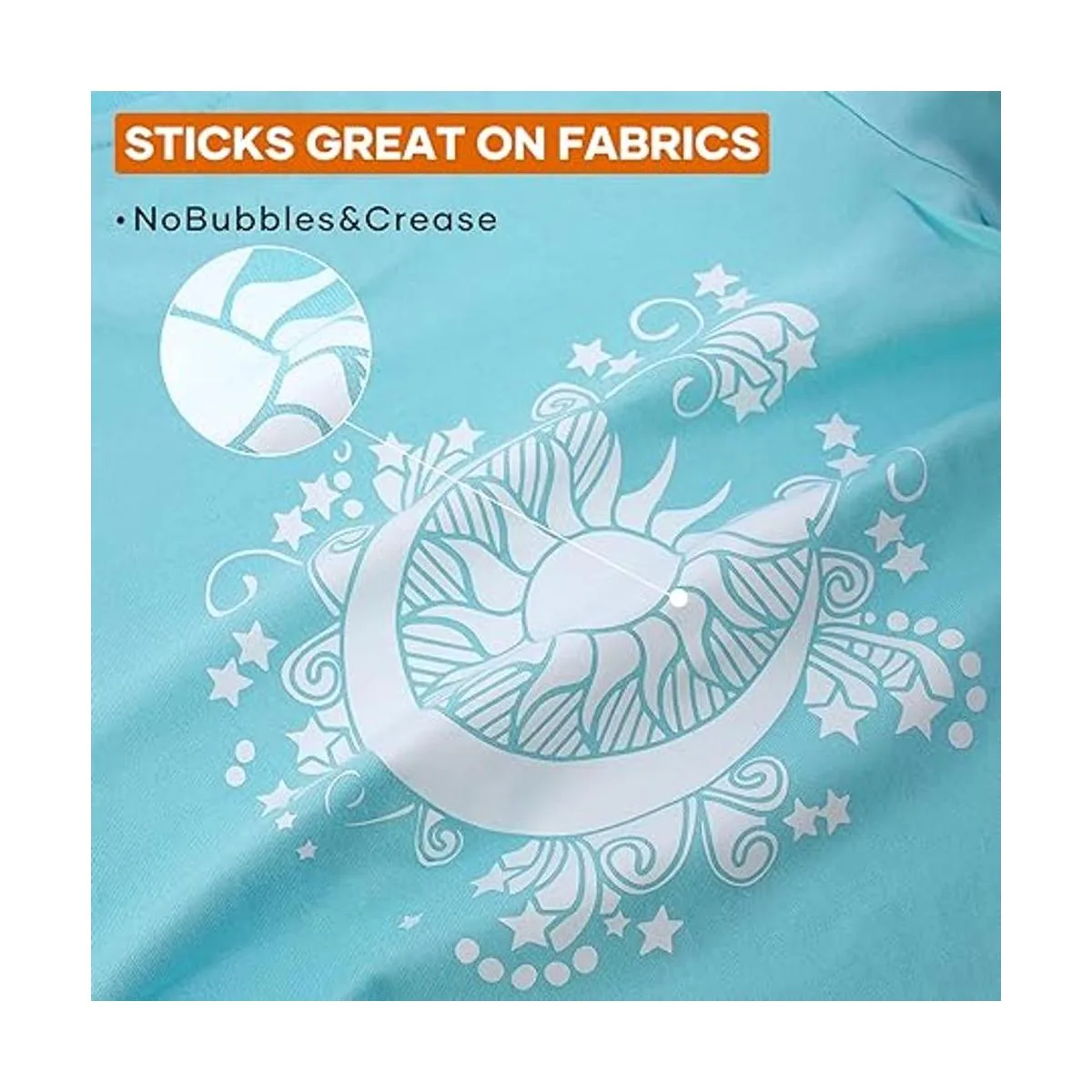 HTVRONT Vinilo de transferencia de calor blanco para_3