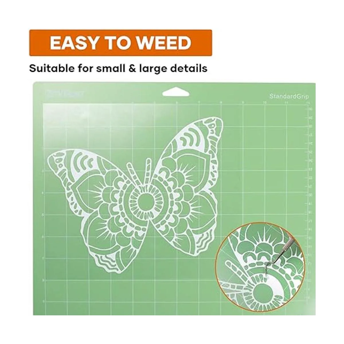 HTVRONT Vinilo de transferencia de calor blanco para_4