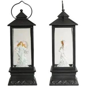 Eldnacele Linterna navideña musical de globo operada_4