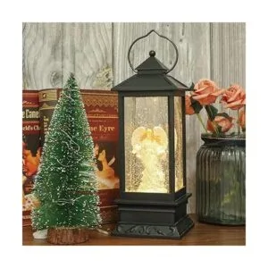 Eldnacele Linterna navideña musical de globo operada_5