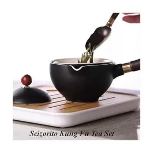 Scizorito Juego de té de viaje portátil de cerámica juego_6