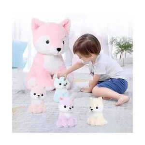 MorisMos Juguetes de peluche de zorro juego de peluche_2