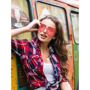 60 pares de lentes de sol en forma de corazón sin montura_7