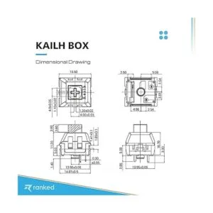 Kailh Box Interruptores de llave para teclados mecánicos_6
