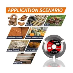 Pomsare Amoladora angular disco de tallado de madera_6