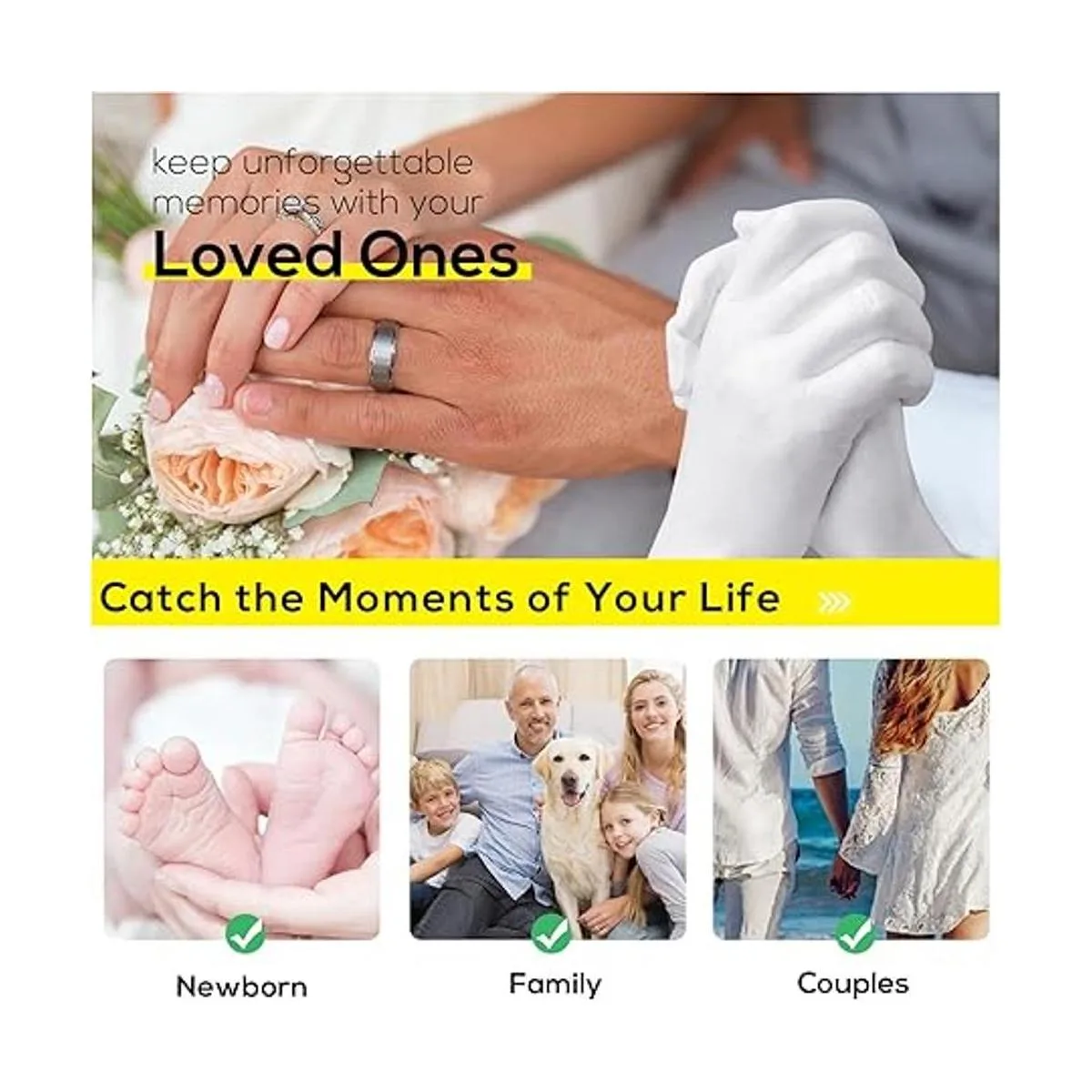 Falling in Art Kit de fundición a mano para parejas kit_5