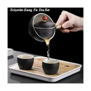 Scizorito Juego de té de viaje portátil de cerámica juego_4