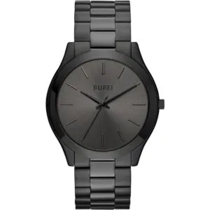 BUREI Relojes minimalistas delgados para hombre de acero_1