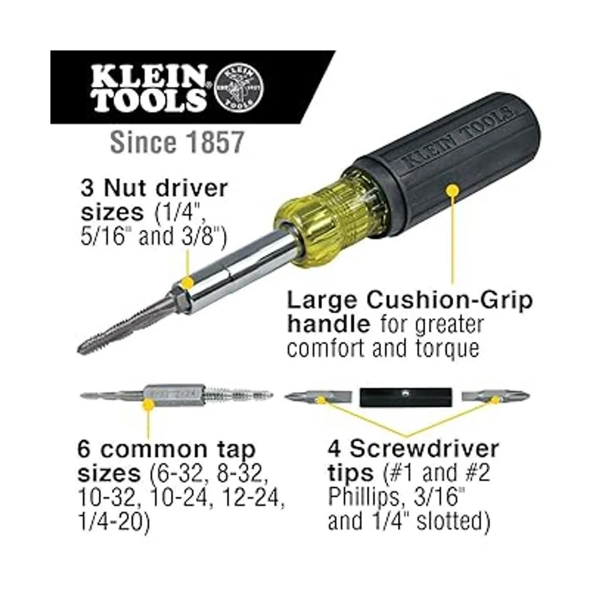 Klein Tools 32517 Herramienta de destornillador con 6_2