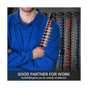 ALOANES Organizador de llaves de plástico ABS de 12_7