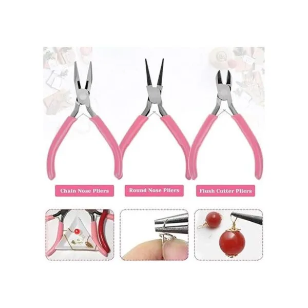 Cridoz Suministros para hacer joyas kit de herramientas_4