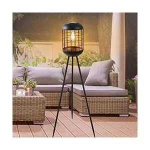 Lámpara de pie solar para exteriores faroles grandes para_1