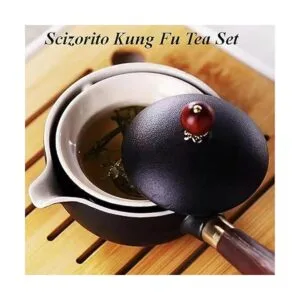 Scizorito Juego de té de viaje portátil de cerámica juego_5