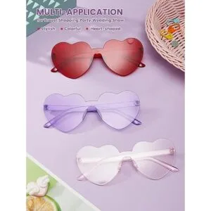 60 pares de lentes de sol en forma de corazón sin montura_4