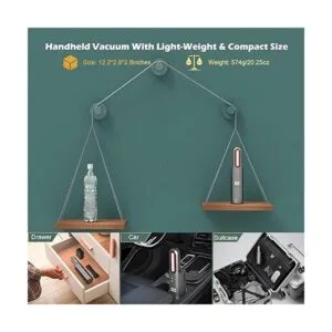 Minthouz Aspiradora portátil de mano inalámbrica_6