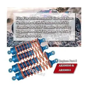 ARRCat 4 piezas de amortiguadores delanteros traseros de_2